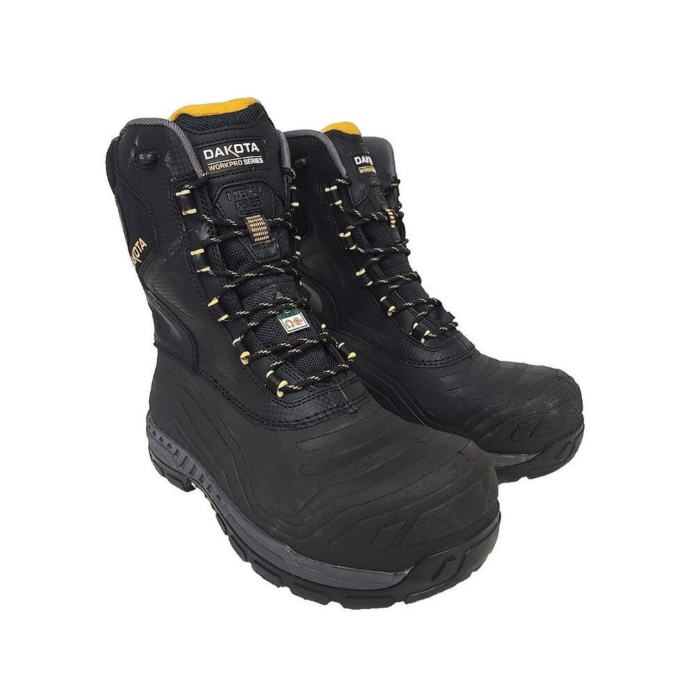Dakota Men's Composite Toe Composite Plate 8907 T-Max ICEFX Boots Black 10M